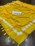 3LATEST GEORGETTE LACE BORDER WORK SAREE WITH UNSTITCHED BLOUSE CASUAL WEAR WHOLESALE PRICE ETHNIC GARMENT (7)