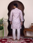 3LATEST PURE COTTON DIGITAL PRINTED MEN’S KURTA WITH PAYJAMA FESTIVE WEAR WHOLESALE PRICE ETHNIC GARMENT (66)
