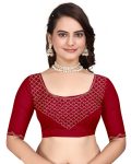 3LATEST RIMZIM PATTA HOT FIX SAREE WITH UNSTITCHED BLOUSE CASUAL WEAR WHOLESALE PRICE ETHNIC GARMENT (34)