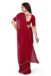 3LATEST RIMZIM PATTA HOT FIX SAREE WITH UNSTITCHED BLOUSE CASUAL WEAR WHOLESALE PRICE ETHNIC GARMENT (34)