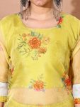 3LATEST SOFT ORGANZA DIGITAL PRINTED TOP WITH BOTTOM FESTIVE WEAR WHOLESALE PRICE ETHNIC GARMENT (11)