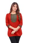 3NEW ARRIVAL RAYON EMBROIDERY WORK KURTI CASUAL WEAR WHOLESALE PRICE ETHNIC GARMENT (17)