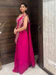 3RICH LOOOK CHINON EMBROIDERY AND MOTI LACE BORDER WORK READY TO WEAR SAREE WITH BLOUSE AND KOTI PARTY WEAR WHOLESALE PRICE ETHNIC GARMENT (15)