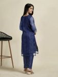 4DESIGNER ORGANZA EMBROIDERY WORK TOP BOTTOM WITH DUPATTA FESTIVE WEAR WHOLESALE PRICE ETHNIC GARMENT (7)