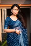 4DESIGNER SOFT LINEN BATIK STYLE PRINTED ZARI PATTU WEAVING BORDER WORK SAREE WITH UNSTITCHED BLOUSE FESTIVE WEAR WHOLESALE PRICE ETHNIC GARMENT (12)