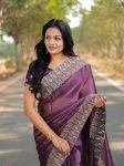 4LATEST JIMMY CHOO EMBROIDERY WORK BORDER WITH CUT WORK SAREE WITH UNSTITCHED BLOUSE FESTIVE WEAR WHOLESALE PRICE ETHNIC GARMENT (10)