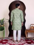 4LATEST PURE COTTON DIGITAL PRINTED MEN’S KURTA WITH PAYJAMA FESTIVE WEAR WHOLESALE PRICE ETHNIC GARMENT (47)