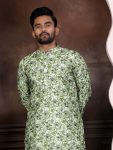 4LATEST PURE COTTON DIGITAL PRINTED MEN’S KURTA WITH PAYJAMA FESTIVE WEAR WHOLESALE PRICE ETHNIC GARMENT (47)