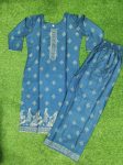 4LATEST RAYON FOIL PRINTED TOP BOTTOM SET FESTIVE WEAR WHOLESALE PRICE ETHNIC GARMENT (7)