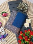 4LATEST VICHITRA SILK ZARI WORK WITH SWAROVSKI WORK SAREE WITH UNSTITCHED BLOUSE FESTIVE WEAR WHOLESALE PRICE ETHNIC GARMENT (19)