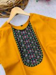 4NEW ARRIVAL RAYON EMBROIDERY WORK KURTI CASUAL WEAR WHOLESALE PRICE ETHNIC GARMENT (22)