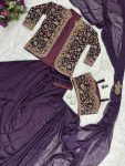 5 DESIGNER RANGOLI SILK EMBROIDERY BUTTA WORK READY TO WEAR SAREE WITH FULLY STITCHED BLOUSE KOTI AND WAITST BELT PARTY WEAR WHOLESALE PRICE ETHNIC GARMENT (22)