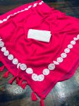 5LATEST GEORGETTE LACE BORDER WORK SAREE WITH UNSTITCHED BLOUSE CASUAL WEAR WHOLESALE PRICE ETHNIC GARMENT (9)