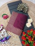 5LATEST VICHITRA SILK ZARI WORK WITH SWAROVSKI WORK SAREE WITH UNSTITCHED BLOUSE FESTIVE WEAR WHOLESALE PRICE ETHNIC GARMENT (13)