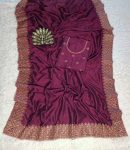 5LATEST VICHITRA SILK ZARI WORK WITH SWAROVSKI WORK SAREE WITH UNSTITCHED BLOUSE FESTIVE WEAR WHOLESALE PRICE ETHNIC GARMENT (13)