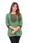 5NEW ARRIVAL RAYON EMBROIDERY WORK KURTI CASUAL WEAR WHOLESALE PRICE ETHNIC GARMENT (12)
