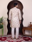 6LATEST PURE COTTON DIGITAL PRINTED MEN’S KURTA WITH PAYJAMA FESTIVE WEAR WHOLESALE PRICE ETHNIC GARMENT (62)