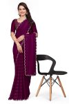6LATEST RIMZIM PATTA HOT FIX SAREE WITH UNSTITCHED BLOUSE CASUAL WEAR WHOLESALE PRICE ETHNIC GARMENT (29)