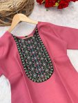 6NEW ARRIVAL RAYON EMBROIDERY WORK KURTI CASUAL WEAR WHOLESALE PRICE ETHNIC GARMENT (32)