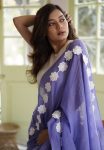 7LATEST GEORGETTE LACE BORDER WORK SAREE WITH UNSTITCHED BLOUSE CASUAL WEAR WHOLESALE PRICE ETHNIC GARMENT (13)