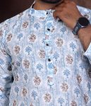 7LATEST PURE COTTON DIGITAL PRINTED MEN’S KURTA WITH PAYJAMA FESTIVE WEAR WHOLESALE PRICE ETHNIC GARMENT (58)