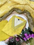 ATTRACTIVE RAYON SEQUENCE EMBROIDERY WORK TOP BOTTOM WITH DUPATTA PARTY WEAR WHOLESALE PRICE ETHNIC GARMENT (9)