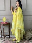ATTRACTIVE RAYON SEQUENCE EMBROIDERY WORK TOP BOTTOM WITH DUPATTA PARTY WEAR WHOLESALE PRICE ETHNIC GARMENT (9)