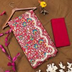 ATTRACTIVE VICHITRA SILK FLORAL DIGITAL PRINTED EMBROIDERY WORK SAREE WITH UNSTITCHED BLOUSE PARTY WEAR WHOLESALE PRICE ETHNIC GARMENT (10)