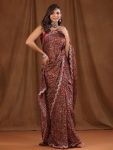 ATTRACTIVE VICHITRA SILK FLORAL DIGITAL PRINTED EMBROIDERY WORK SAREE WITH UNSTITCHED BLOUSE PARTY WEAR WHOLESALE PRICE ETHNIC GARMENT (10)