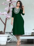 DESIGNER ART SILK EMBROIDERY WORKL TOP BOTTOM WITH DUPATTA PARTY WEAR WHOLESALE PRICE ETHNIC GARMENT (5)