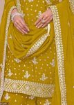 DESIGNER CHINON EMBROIDERY SEQUENCE WORK FULL STITCHED TOP SHARARA WITH DUPATTA FESTIVE WEAR WHOLESALE PRICE ETHNIC GARMENT (13)