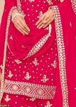 DESIGNER CHINON EMBROIDERY SEQUENCE WORK FULL STITCHED TOP SHARARA WITH DUPATTA FESTIVE WEAR WHOLESALE PRICE ETHNIC GARMENT (10)