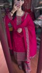 DESIGNER CHINON EMBROIDERY SEQUENCE WORK TOP PALAZZO WITH DUPATTA PARTY WEAR WHOLESALE PRICE ETHNIC GARMENT (36)