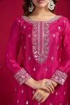 DESIGNER CHINON EMBROIDERY SEQUENCE WORK TOP PALAZZO WITH DUPATTA PARTY WEAR WHOLESALE PRICE ETHNIC GARMENT (36)
