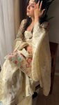 DESIGNER CHINON EMBROIDREY SEQUENCE WORK TOP GHARARA WITH DUPATTA PARTY WEAR WHOLESALE PRICE ETHNIC GARMENT (6)