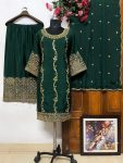 DESIGNER CHINON SEQUENCE EMBROIDERY WORK TOP PALAZZO WITH DUPATTA PARTY WEAR WHOLESALE PRICE ETHNIC GARMENT (4)
