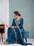 DESIGNER CHINON SILK EMBROIDERY CODING SEQUENCE WORK TOP PALAZZO WITH DUPATTA PARTY WEAR WHOLESALE PRICE ETHNIC GARMENT (3)