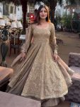 DESIGNER CHINON SILK EMBROIDERY SEQUENCE WORK TOP LEHENGA WITH DUPATTA WEDDING WEAR WHOLESALE PRICE ETHNIC GARMENT (13)