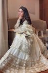 DESIGNER CHINON THREAD WITH SEQUENCE LACE BORDER WORK GOWN BOTTOM WITH DUPATTA FESTIVE WEAR WHOLESALE PRICE ETHNIC GARMENT (5)