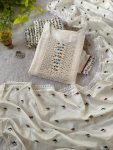 DESIGNER COTTON EMBROIDERY SEQUENCE WORK TOP BOTTOM WITH DUPATTA PARTY WEAR WHOLESALE PRICE ETHNIC GARMENT (4)