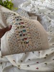 DESIGNER COTTON EMBROIDERY SEQUENCE WORK TOP BOTTOM WITH DUPATTA PARTY WEAR WHOLESALE PRICE ETHNIC GARMENT (4)