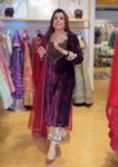 DESIGNER CRUSH VISCOSE VELVET 5 MM SEQUENCE AND RIVET MOTI WORK TOP PALAZZO WITH DUPATTA FESTIVE WEAR WHOLESALE PRICE ETHNIC GARMENT (14)