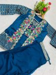 DESIGNER DIAMOND SILK MULTY THREAD EMBROIDERY SEQUENCE WORK LEHENGA BLOUSE WITH GEORGETTE SHRUG WEDDING WEAR WHOLESALE PRICE ETHNIC GARMNET (5)
