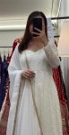 DESIGNER FAUX BLOOMING SEQUENCE AND THREAD EMBROIDERED WORK GOWN BOTTOM WITH DUPATTA FESTIVE WEAR WHOLESALE PRICE ETHNIC GARMENT (2)