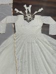 DESIGNER FAUX BLOOMING SEQUENCE AND THREAD EMBROIDERED WORK GOWN BOTTOM WITH DUPATTA FESTIVE WEAR WHOLESALE PRICE ETHNIC GARMENT (2)