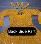 DESIGNER FAUX GEORGETTE BLOOMING SEQUENCE AND THREAD EMBROIDERED WORK GOWN BOTTOM WITH DUPATTA FESTIVE WEAR WHOLESALE PRICE ETHNIC GARMENT (15)