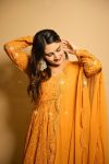 DESIGNER FAUX GEORGETTE BLOOMING SEQUENCE AND THREAD EMBROIDERED WORK GOWN BOTTOM WITH DUPATTA FESTIVE WEAR WHOLESALE PRICE ETHNIC GARMENT (15)