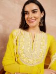 DESIGNER FAUX GEORGETTE EMBROIDERY SEQUENCE WORK TOP SHARARA WITH DUPATTA FESTIVE WEAR WHOLESALE PRICE ETHNIC GARMENT (7)