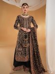 DESIGNER FAUX GEORGETTE EMBROIDERY SEQUENCE WORK WITH HAND WORK TOP PALAZZO WITH DUPATTA FESTIVE WEAR WHOLESALE PRICE ETHNIC GARMENT (3)