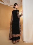 DESIGNER FAUX GEORGETTE EMBROIDERY SEQUENCE WORK WITH HAND WORK TOP PALAZZO WITH DUPATTA FESTIVE WEAR WHOLESALE PRICE ETHNIC GARMENT (3)